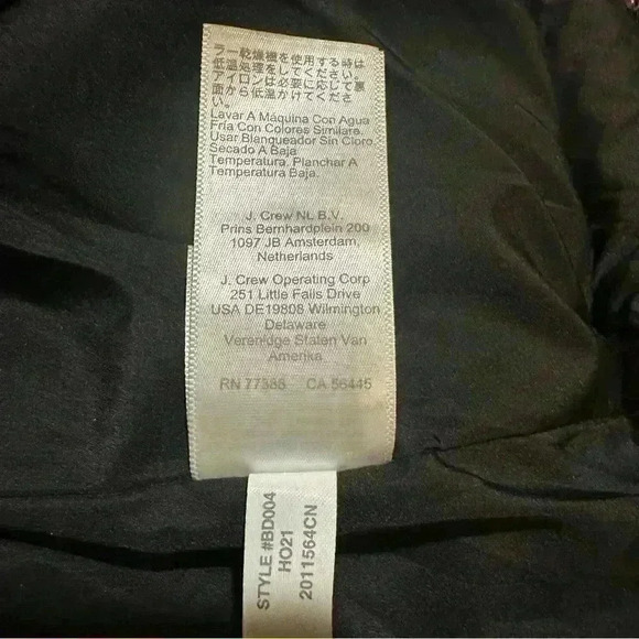 NWOT ~ J.Crew Signature Snow Day Puffer Jacket Coat Primaloft Insulated ~ Sz XS - Picture 14 of 14